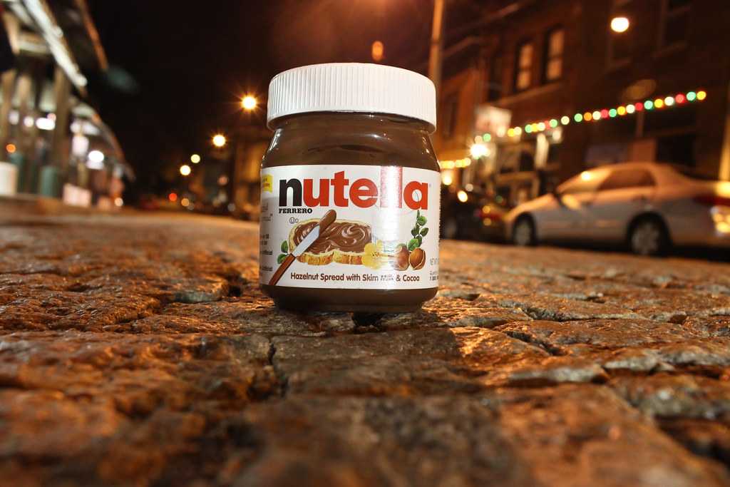 Nutella Jar on the Street