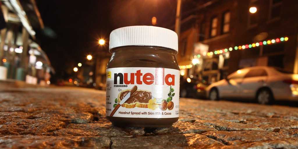 Nutella Jar on the Street