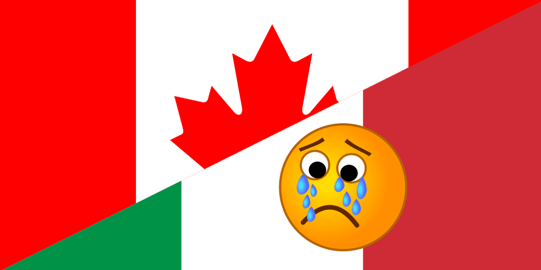 Crying Italian Flag