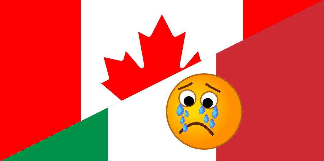 Crying Italian Flag