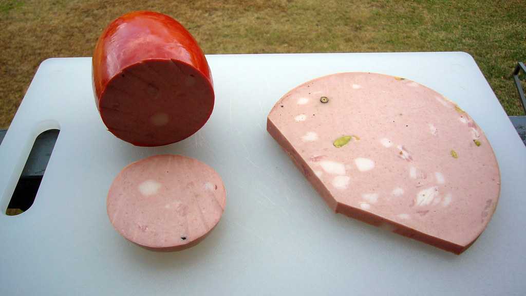 Sliced Mortadella