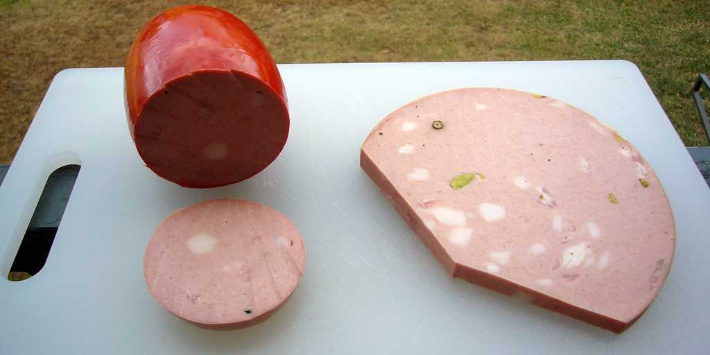 Sliced Mortadella